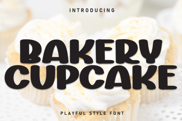 Bakery Cupcake: A Friendly Display Font for Warm Digital Branding