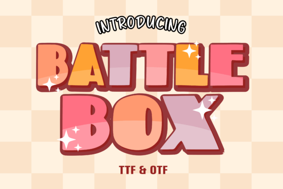 Battle Box: A Playful Display Font for Bold Digital Headlines