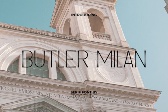 Butler Milan: A Refined Display Font for Digital Branding