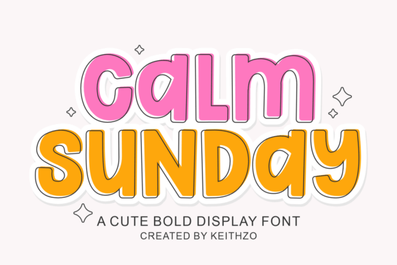Calm Sunday: A Warm, Professional Display Font for Small Businesses