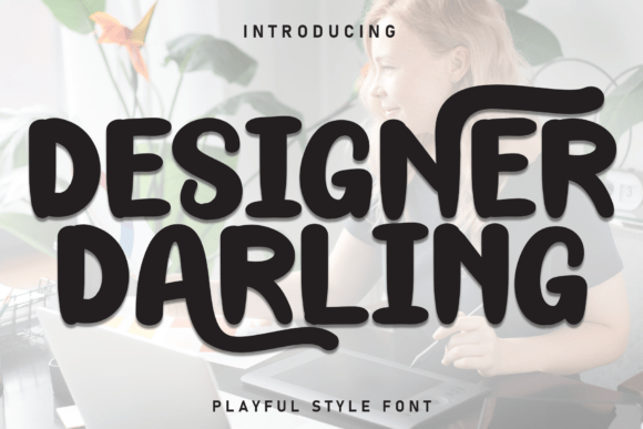 Designer Darling: A Whimsical Handwritten Display Font for Makers