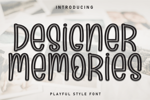 Designer Memories: A Warm, Handwritten Display Font for Editorial Charm