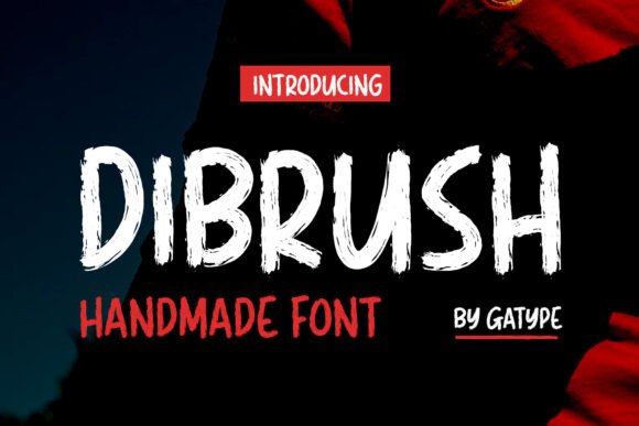 Dibrush: A Handwritten Display Font for Crafters & Sellers