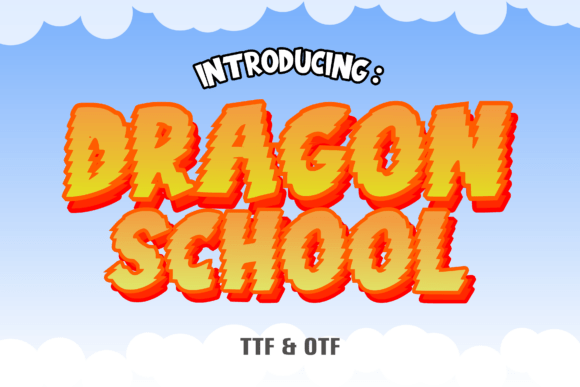 Dragon School: A Display Font That Feels Like Magic on Handmade Goods