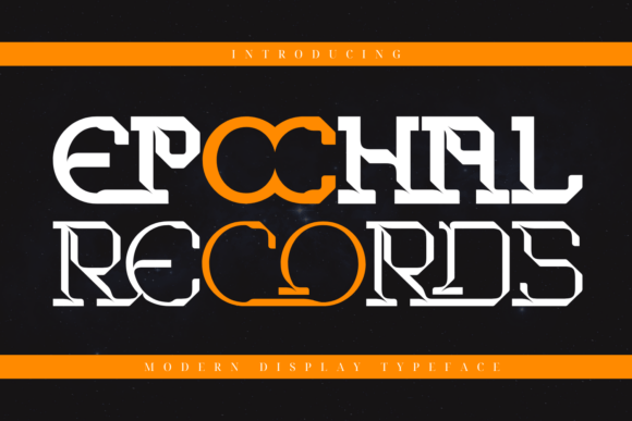 Epochal Records: A Futuristic Display Font for Scroll-Stopping Campaigns