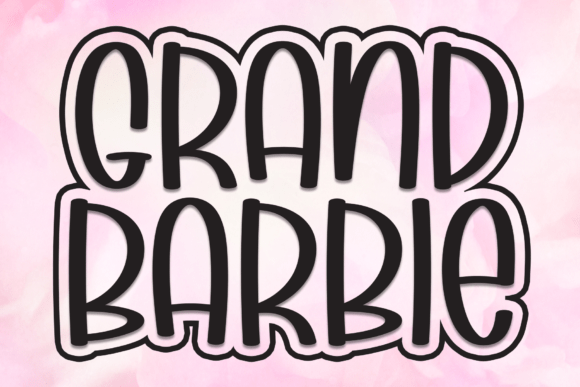 Grand Barbie: A Playful Handwritten Display Font Review