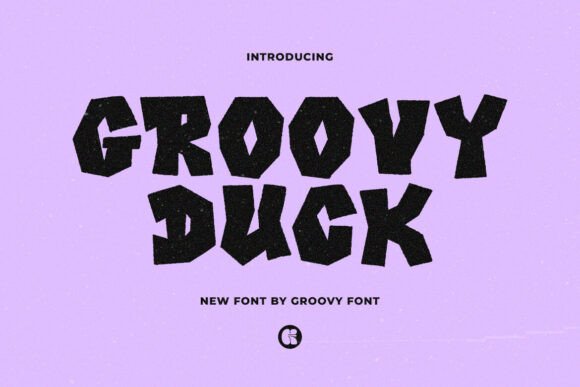 Groovy Duck: A Display Font with Editorial Weight and Flow