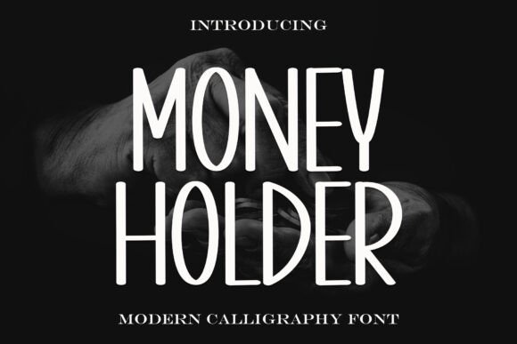 Money Holder: A Handwritten Display Font for Elegant Web Design
