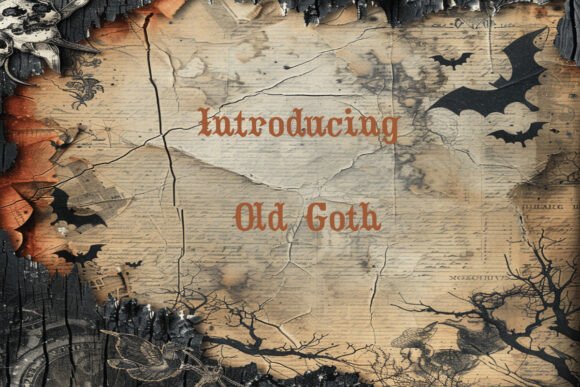 Old Goth: A Display Font That Feels Like Magic on Handmade Goods