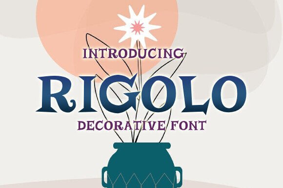 Rigolo Display Font for Handmade Creators
