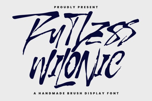 Ruthless Wilonic: A Handmade Script Font for Editorial Impact