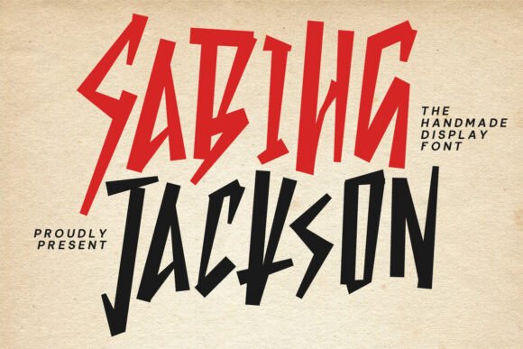 Sabihg Jackson: A Standout Display Font for Marketers