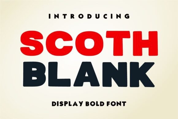 Scotch Lank: A Bold Display Font That Commands Attention Online