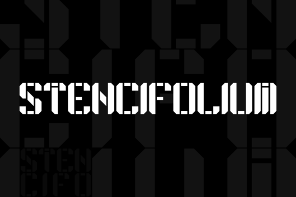 Stencifolium: A Bold, Craft-Ready Display Font