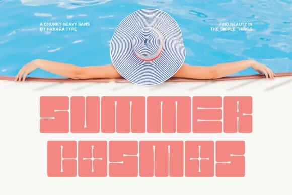 Summer Cosmos: A Display Font That Feels Like Sunlight on Paper