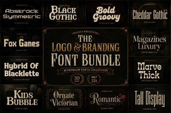 The Logo Branding: A Display Font That Makes Your Message Stick