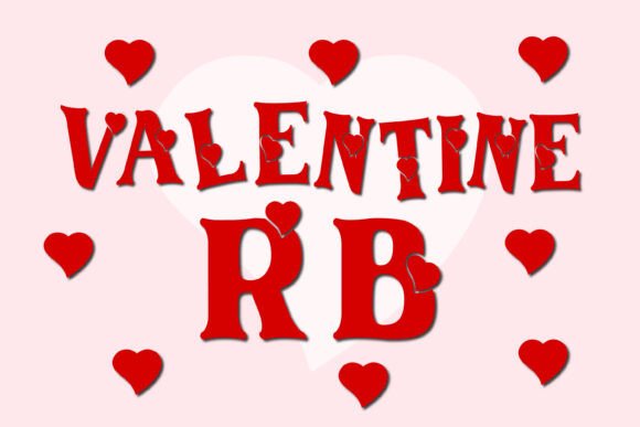 Valentine Rb: A Playful Display Font for Handmade Labels & Printables