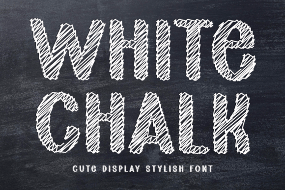 White Chalk Font: Soft, Distinctive Display Type for Handmade Brands